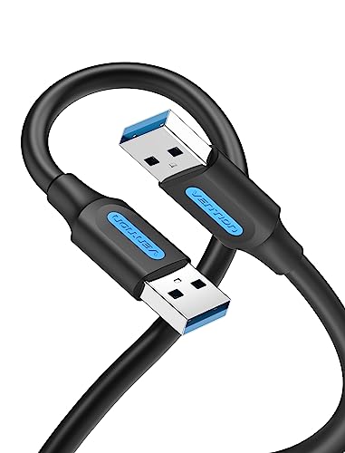 Vention USB-Stecker auf Stecker 3.0 Kabel, 1 m, USB-auf-USB-Kabel, USB-Stecker auf Stecker, doppelseitiges USB-Kabel, kompatibel mit externer Festplatte, DVD-Player, Laptop-Kühler, Kamera und mehr von VENTION