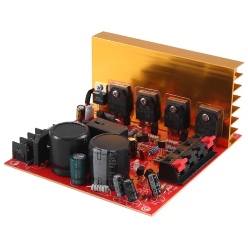 VEOFFICE Leistung VerstäRker Audio Board 180W + 180W 2.0 Kanal FET Lautsprecher VerstäRker Sound VorverstäRker Dual AC18V-26V mit LüFter von VEOFFICE