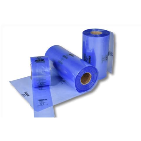 VEPATIM VCI-Schlauchfolie blau-transparent 400 x 0,10 mm 100my / 100 m von VEPATIM