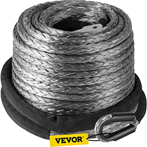 Mophorn Dyneema Seilwinde, Synthetik, 10 mm × 30 m, Tragkraft Kabel, 20500 lbs für Seilwinde 4 x 4 von VEVOR