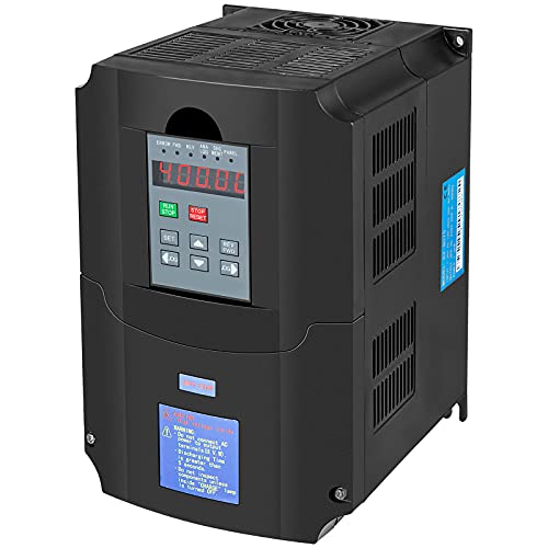 VEVOR 2.2KW 380V Frequenzumrichter 3HP Variable Frequency Driver VFD Frequenzwandler Inverter Antrieb Frequency Inverter Transformer VFD, 2.2KW 380V VFD, Schwarz, 2.2KW(380V) von VEVOR