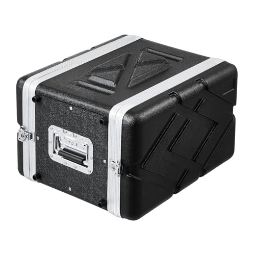 VEVOR 6U-Rack-Gehäuse, 362mm Tiefe, Server-Rack-Schrank mit ABS-Konstruktionsgriff, Butterfly-Drehverschlüssen, abnehmbaren Vorder- & Rückwänden, für Verstärker, Mischpulte, Mikrofon-Empfänger VEVOR 6U-Rack-Gehäuse, 362mm Tiefe, Server-Rack-Schrank mit ABS-Konstruktionsgriff, Butterfly-Drehverschlüssen, abnehmbaren Vorder- & Rückwänden, für Verstärker, Mischpulte, Mikrofon-Empfänger von VEVOR