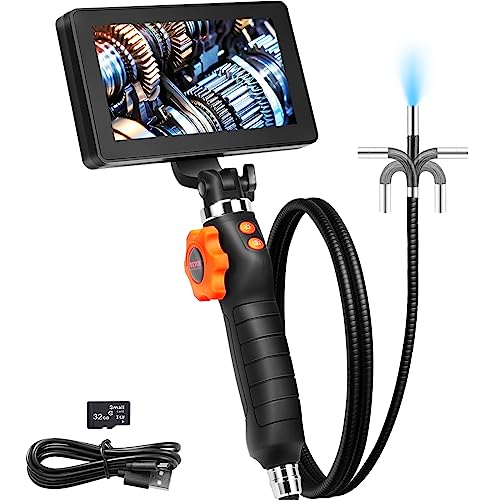 VEVOR Industrielles Endoskop Digitale Boroskop-Inspektionskamera Endoskopkamera 1080P HD mit wasserdichter Kamera 6,4mm IP67 Kanalkamera mit 5-Zoll-Bildschirm 0–180° bidirektional 4500mAh-Akku VEVOR Industrielles Endoskop Digitale Boroskop-Inspektionskamera Endoskopkamera 1080P HD mit wasserdichter Kamera 6,4mm IP67 Kanalkamera mit 5-Zoll-Bildschirm 0–180° bidirektional 4500mAh-Akku von VEVOR