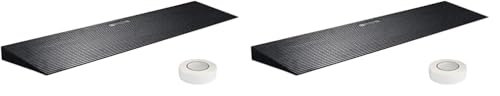 VEVOR Schwellenrampe Vollgummi Türschwellenrampe Max. Tragfähigkeit bis zu 15Tonnen Bordsteinrampe 90x20x3cm Rollstuhlrampe mit doppelseitigem Klebeband Auffahrrampe Gummirampe Selbst zum Schneiden VEVOR Schwellenrampe Vollgummi Türschwellenrampe Max. Tragfähigkeit bis zu 15Tonnen Bordsteinrampe 90x20x3cm Rollstuhlrampe mit doppelseitigem Klebeband Auffahrrampe Gummirampe Selbst zum Schneiden von VEVOR