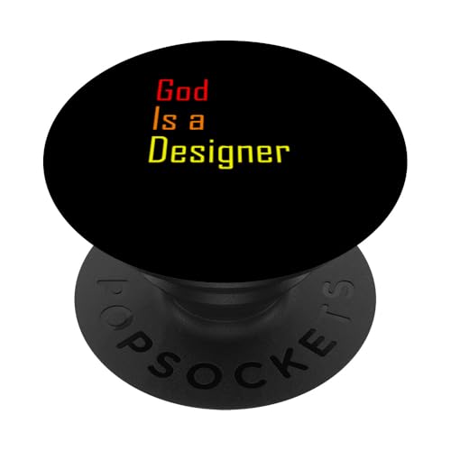 Gott ist ein Designer, ein Künstler, eine kreative Kreation. PopSockets Klebender PopGrip von VG Productions