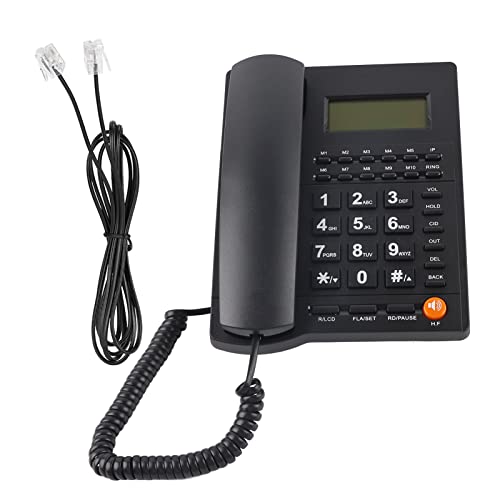 Anrufer-ID-Telefon mit Wähltasten und Lautstärkeregelung, Büro, Zuhause, Hotel, Restaurant von VGEBY