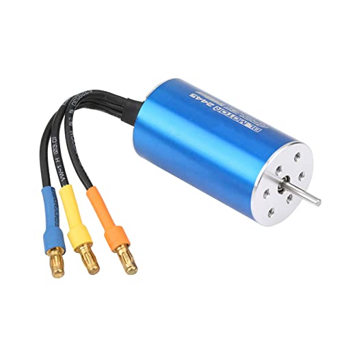 VGEBY RC Car Motor, 4 Pole 2445 5400KV RC Brushless Motor RC Car Brushless Sensorless Motor mit 2,3 Mm Welle für 1/16 1/18 RC Modellauto VGEBY RC Car Motor, 4 Pole 2445 5400KV RC Brushless Motor RC Car Brushless Sensorless Motor mit 2,3 Mm Welle für 1/16 1/18 RC Modellauto von VGEBY