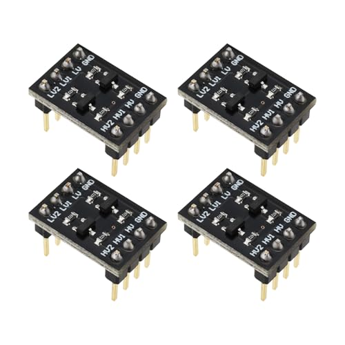 VGOL 4-teiliger Logik-Level-Konverter 2-Kanal-Bidirektional-Shifter I2C 3,3 V-5 V Kompatibel mit Ard-uino Nano R3 Kompatibel mit Nano 33 IoT von VGOL