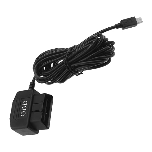 VGOL OBD Stromkabel Mini USB OBD2 Stromkabel Adapter Hardwire Ladekabel 24 Stunden Überwachung mit Modus-Schalter Taste für Dashcam 3,5 Meter von VGOL
