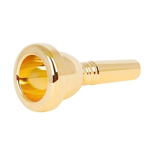 1stk Für Tenorposaune Für Posaune Instrumentenzubehör Professioneller Posaunenmund Euphonium- Musikinstrument Sousaphon-mundstücke Messing Golden VICASKY von VICASKY