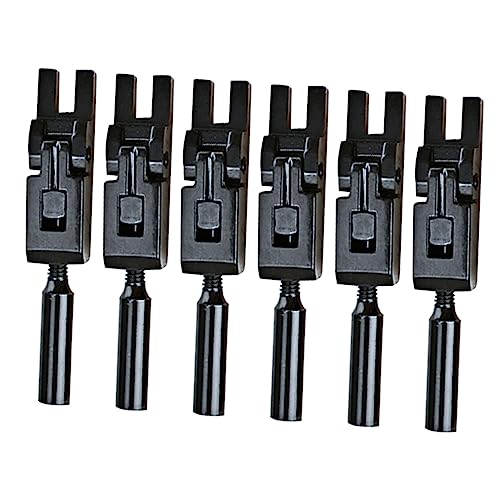 VICASKY 6 Stück Brücke Sattel Stimmgerät Gitarre Brücke Stifte Tremolo Brücke Bund Gitarre Rack Knöpfe Gitarre Sättel Tremolo Block Gitarre Stimmwirbel Klemme Ventil Presser Gitarren von VICASKY