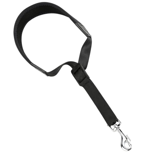 VICASKY Saxophongurt Baritonsaxophon Saxophon-halsriemen Halsband Aus Saxophon Praktisches Saxophon-lanyard Saxophon Für Kinder Kindergürtel Gurt Für Sax Waldhorn Black Polyester von VICASKY