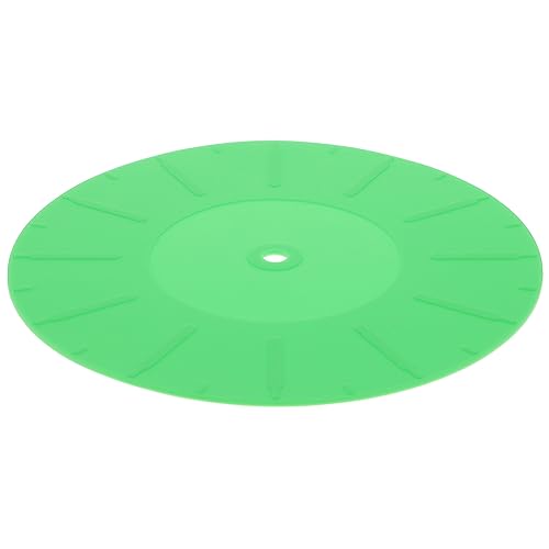 VICASKY Silikon Plattenspieler Slipmat Antistatische Vinyl Recorder Matte Für Optimalen Schutz Und Klangqualität Durchmesser Dehnbar Und Rutschfest Für Hifi Geräte von VICASKY