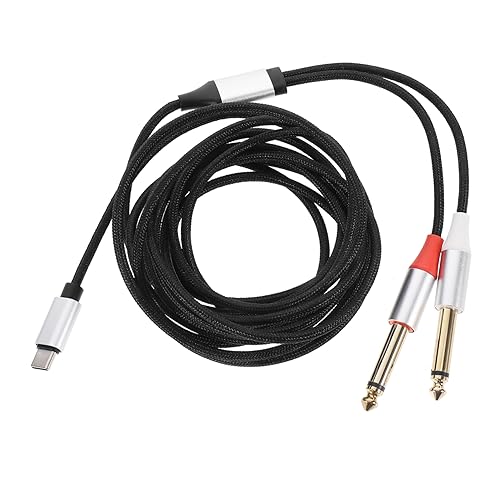 VICASKY Type C Zu Audio Kabel 3m Dual Audio Converter Für Smartphone Tablet Laptop Verstärker Und Mischpult Hochwertige Verbindung Für Mikrofone Und Audio Equipment von VICASKY