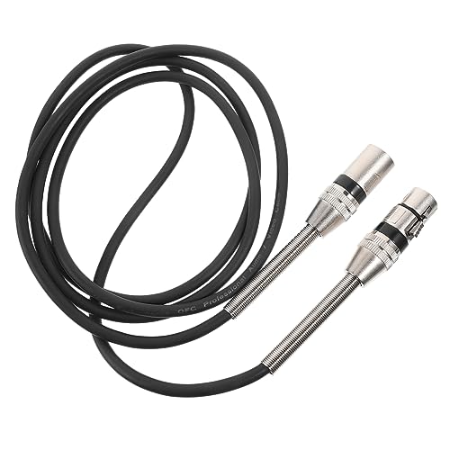 VICASKY mikrofonzubehã¶r mikrofon zubehör XLR-zu-XLR-Mikrofonkabel Mikrofonzubehör XLR-zu-XLR-Kabel 3-polige Mikrofonkabel Mikrofonteil Mikrofonkabel von Stecker auf Buchse Kupfer Black von VICASKY