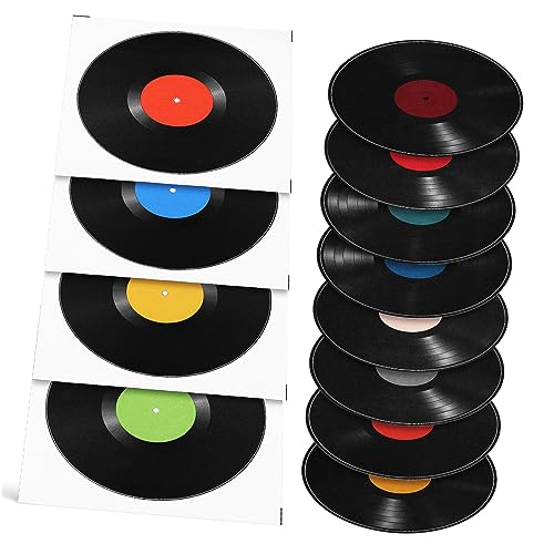 VILLCASE 12 Stück Vinyl Schallplatten Für Bars Dekor Embleme Wandornamente Innendekorationen Heim Vinyl Schallplatten Vinyl Schallplatten Ornamente Schallplatten Für Wände von VILLCASE