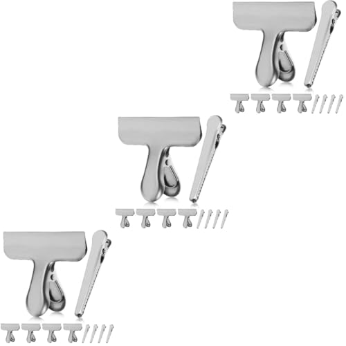 VILLCASE 3 Sätze Verschlussclip Für Lebensmittel Snack-klemmen Snackgröße Versiegelung Stift Kleiderbügel Clips Zur Aufbewahrung Von Lebensmitteln Clips Für Lebensmittelbeutel 10 Stück * 3 von VILLCASE