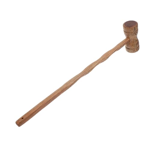 VILLCASE Richterhammer aus Holz Spielzeughammer Holzauktionshammer Versteigerungshammer Dekorativer Holzhammer für Kinder Pädagogisches Spielzeug kleiner Holzhammer Hammer-Zubehör Brown von VILLCASE