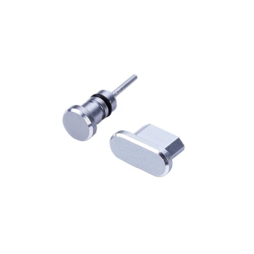 VILLFUL Satz Staubstift Staubstecker Staubdichter Stecker Kopfhörerbuchse Staubschutz Grey von VILLFUL