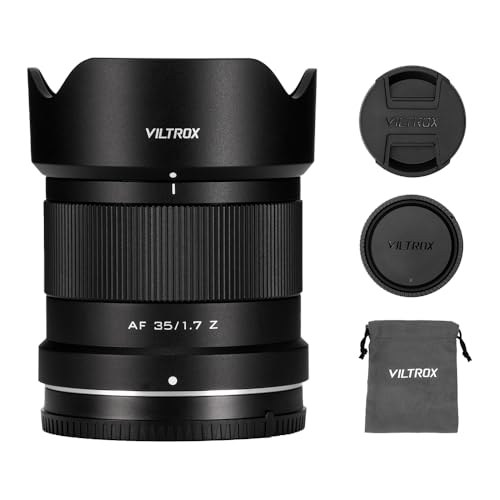 VILTROX APS-C AF 35mm F1.7 Objektiv für Nikon Z Mount, Autofokus-Prime-Objektiv, Kompatibel mit Nikon Z-Mount-Kamera Zfc Z50 Z5 Z6 Z7 Z8 Z9 Z7 Z50II Z6II Z30 ZF von VILTROX