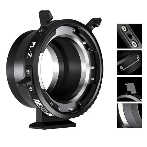 VILTROX PL-Z Objektivadapter, Objektivkonverterring Adapterring für Kameraobjektivhalterung Kompatibel mit PL-Objektiv zu Z-Mount Nikon spiegellose Kamera Z5 Z50 Z6 Z6II Z7 Z7II Zfc von VILTROX