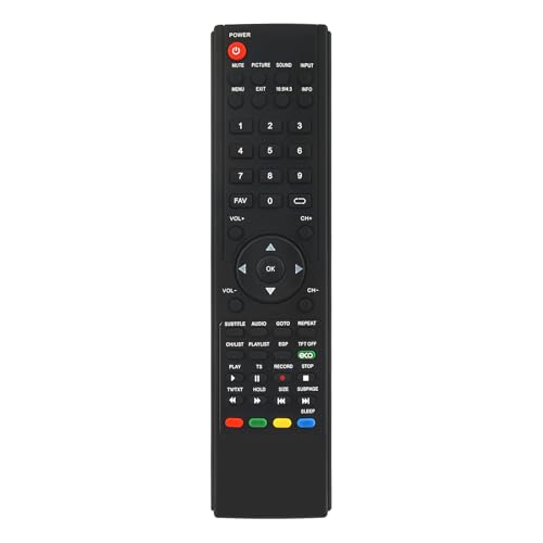 Ersetzte Fernbedienung Passend für BlusensTV RC034,RC044, RC054, H325.26P, H325-B26A-1111898,H305-HNCRST-2B-22P-SP-1111785 Ersetzte Fernbedienung Passend für BlusensTV RC034,RC044, RC054, H325.26P, H325-B26A-1111898,H305-HNCRST-2B-22P-SP-1111785 von VINABTY