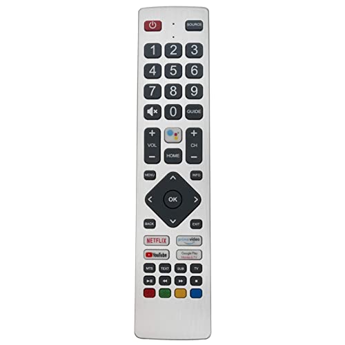 SHWRMC0133 Ersetzte Sprachfernbedienung Passend für Sharp TV 24BI6EA 32BI2EA 32BI6EA 40BL2EA 40BL5EA 40BN6EA 43BN5EA 43BI5EA 43BL3EA 49BL2EA Mit Sprachfunktion und Benutzerhandbuch von VINABTY