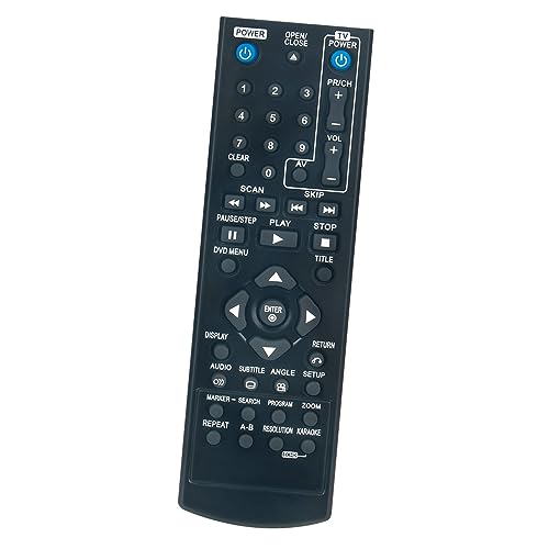 VINABTY AKB35840201 Ersatz Fernbedienung Kompatibel mit LG DVD Player DP932H DP522H DV276 DVX286 DVX-171.AA3GLL DVX392H.BDEULLK DVX582 DZ9500CE2D(DZ9500) AKB35840202 DP432H.BDEULLK DP542H von VINABTY