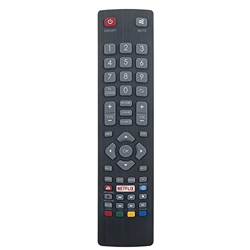 VINABTY BLFRMC0009 BLFRMC0008 Fernbedienung ersetzen Passend für Blaupunkt TV 40/138M-GB-11B4-FEGQPX-UK 43/134M-GB-11B-FEGUX 43/134M-GB-11B-FEGPX 48/148M-GB-11B-FEGPX-UK BLF/RMC/0011N BLFRMC0011 von VINABTY