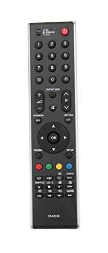 VINABTY CT-90288 Ersatz Fernbedienung kompatibel mit TOSHIBA 52XV550P 40XF350P/51 42CV500 42C3005/6 32CV515DG 32C3005P 32C3005PG 32C3006P 32C3030DB 32C30 35DG, 32C3500P, 32C3502P, 32C3530D und mehr VINABTY CT-90288 Ersatz Fernbedienung kompatibel mit TOSHIBA 52XV550P 40XF350P/51 42CV500 42C3005/6 32CV515DG 32C3005P 32C3005PG 32C3006P 32C3030DB 32C30 35DG, 32C3500P, 32C3502P, 32C3530D und mehr von VINABTY