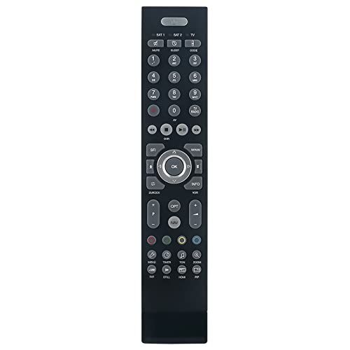 VINABTY FBDVR401B,2530401010102 Fernbedienung ersetzen Passend für TechniSat HDVISION32 DIGIPAL-1 DIGITAL-PR-S HDTV-46 S2 TV555000 TechniStar-S1+ TechniStar-S2 VISION32 25304010101 von VINABTY