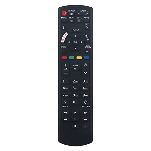 VINABTY N2QAYB001109 Fernbedienung ersetzen Passend für Panasonic Smart TV'S TX-24ES513 TX-32ES400 TX-32ES403 TX-32ES500 TX-32ES510 TX-32ES600 TX-32ESF607 TX-32ESN608 TX-32EST606 Sub N2QAYB001108 von VINABTY