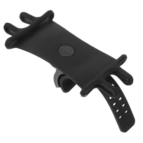 VINTORKY 1Stk Telefonhalter aus Silikon entlüften Telefonpad Rad Kette Auto Stand handyhalter für Motorroller e Bike handyhalterung Telefon-Aufbewahrungsregal Telefonständer Kieselgel Black von VINTORKY