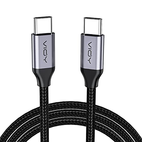 VIOY USB C Ladekabel PD100W USB C auf USB C Schnellladekabel, 480 Mbps Datenübertragung Typ C auf Typ C Kabel für iPhone 15 16 Plus Pro Max, iPad Pro Air, Samsung Galaxy, Pixel usw von VIOY