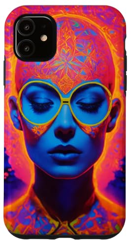 Hülle für iPhone 11 Ayahuasca - Glückselige Harmonie mit der Erde über weibliche Schamanen von VISIT OUR AYAHUASCA STORE HERE