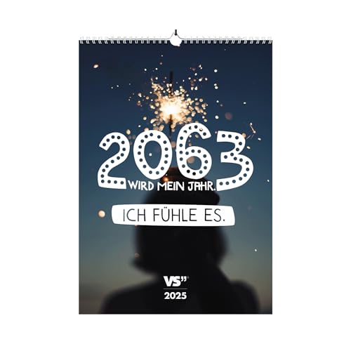 Visual Statements - Sarkasmus Kalender 2025- Wandkalender - A4 mit 52 sarkastischen & lustigen Sprüchen - Wochenkalender von VISUAL STATEMENTS