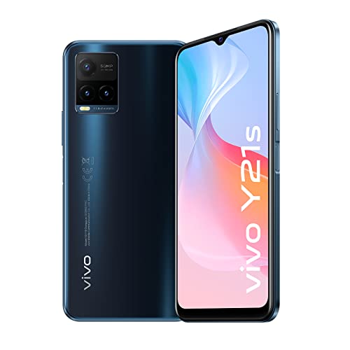 VIVO Y21s 4GB +128GB Smartphone, 50MP Main Camera, 5000mAh Battery, FastCharge with 18W, 8MP Super Night Selfie, Dual SIM and Dual Standby (Midnight Blue) von VIVO