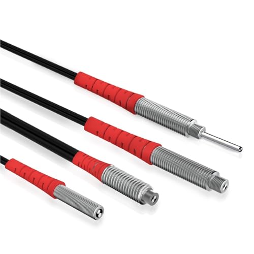 Glasfaser-Sensorsonde mit diffuser Reflexion M3 M4 M6, 1–2m Kabel, koaxial, nicht koaxial, photoelektrischer optischer Näherungsschalter, 1Stk.(Non coaxial M3 2M) von VJYVRXLB