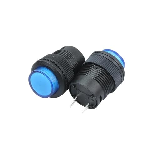 5PCS Self-lockin 16MM Latching/Momentary Push Button Switch with 5Color LED Lighting 4Pin R16-503/AD R16-503/BD(Blue,NO LIGHT_LOCKING) von VKZMLIKP