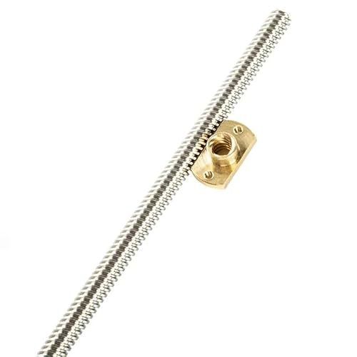 2 Stück Anschlusskabel 8 mm 365 mm 515 mm Ender-3 V2 Z-Achsen-Schraube + Messingmutter for Ender-5 CR-10S CR-10 V2 3D-Druckerteile(365MM Length) von VNYRVZA