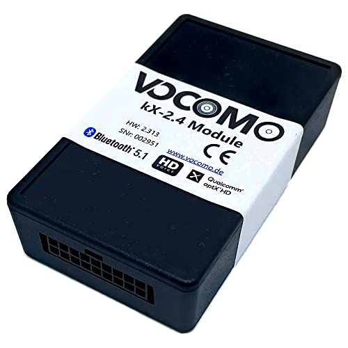 VOCOMO kX-2 V1 Bluetooth Freisprecheinrichtung mit Musik-Streaming für Citroën, Peugeot, FIAT, Lancia von VOCOMO