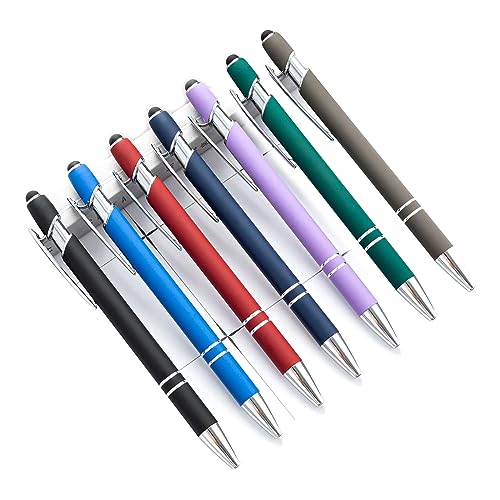 VOCUE Kugelschreiber mit Stylus-Spitze, 7 Stück Klicks, Kugelschreiber für Touchscreens, 2-in-1 Stylus-Kugelschreiber von VOCUE