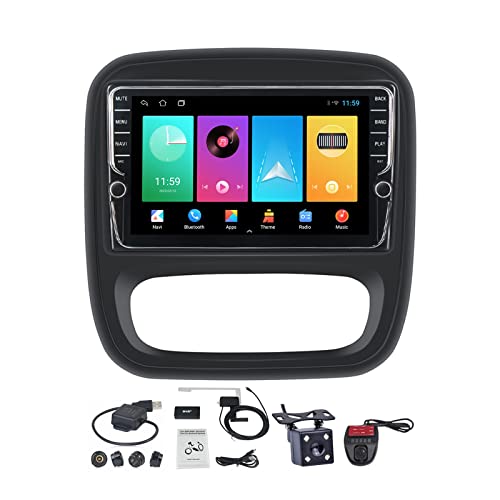 Android 11 Autoradio 2 Din Stereo mit Bluetooth für Renault Trafic 3 2014-2021 mit HD Touchscreen 9 Zoll Car-play Android Auto/AM FM RDS DAB+ Radio/SWC/DSP MP5 Player/Backup Camera ( Size : M150S ) von VOLEMI