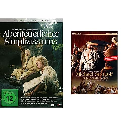 Des Christoffel von Grimmelshausen abenteuerlicher Simplizissimus [2 DVDs] & Michael Strogoff - Der Kurier des Zaren [2 DVDs] von VON GRIMMELSHAUSEN,CHRISTOFFEL