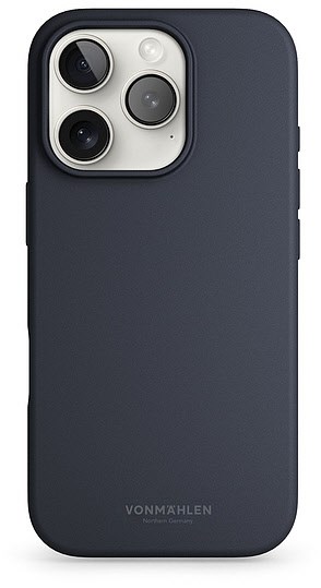 Soft Silicone Case für iPhone 16 Pro Max navy von VONMÄHLEN