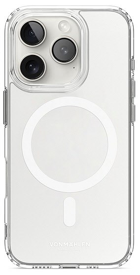 Transparent Case für iPhone 16 weiß von VONMÄHLEN