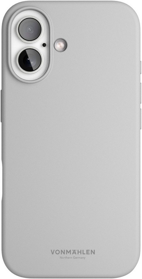 VONMÄHLEN Smartphone-Hülle Soft Silicone Case - iPhone 16 Plus, Light Gray von VONMÄHLEN