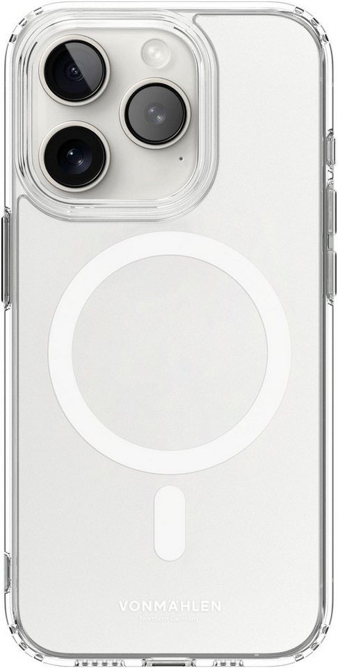 VONMÄHLEN Smartphone-Hülle iPhone 15 Pro Max, Transparent Case - Schutzhülle,transparent von VONMÄHLEN