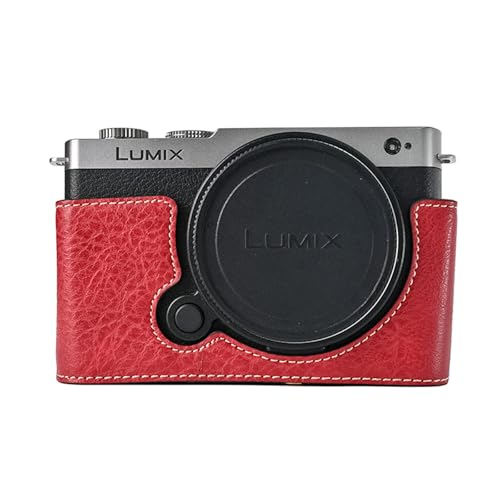 VOVMOEYA Kameratasche für Panasonic LUMIX S9, LUMIX DC-S9, Halbtasche mit weicher Mikrofaser-Innenseite, für LUMIX S9, spiegellose Kameragehäuse, Funktion, gut funktioniert, 6,35 mm (1/4 Zoll), 20 von VOVMOEYA