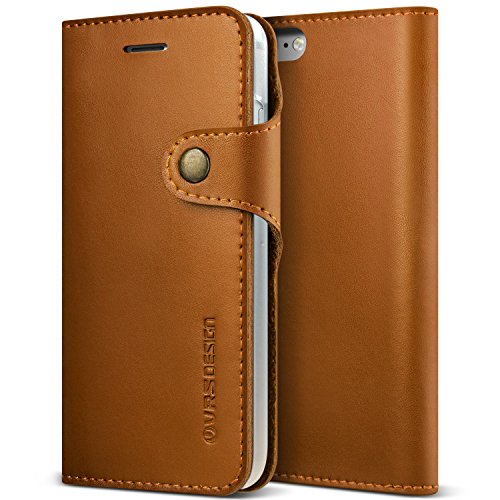 VRS Design® Native Diary Hülle kompatibel mit Apple iPhone 7/8 | Braun | Zubehör Tasche Case Handy-Cover Schutzhülle Schale von VRS Design